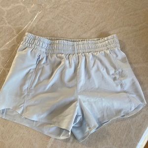 Girls Athleta shorts in light blue Size 12